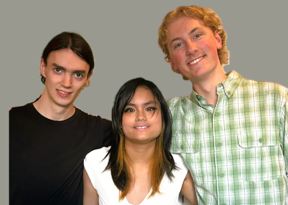 Group portrait of the EMA Support Team, including Parker Burkinshaw, Madison Dalayoan-Pinlac, and Noah Sabo.