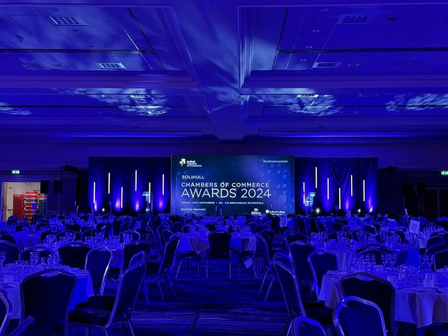 Full Event Production for the Solihull Chamber of Commerce Awards 2024