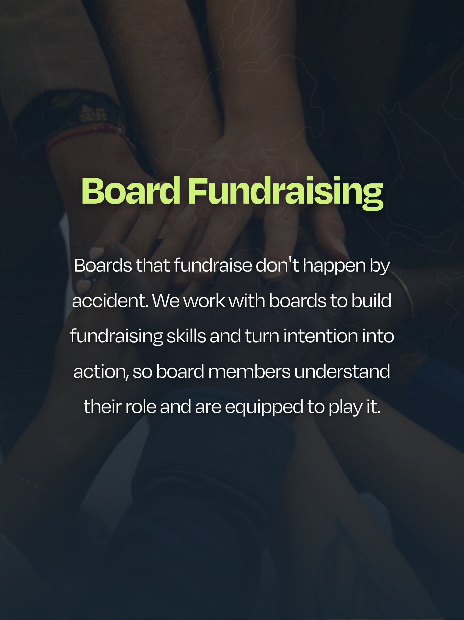 Board Fundraising