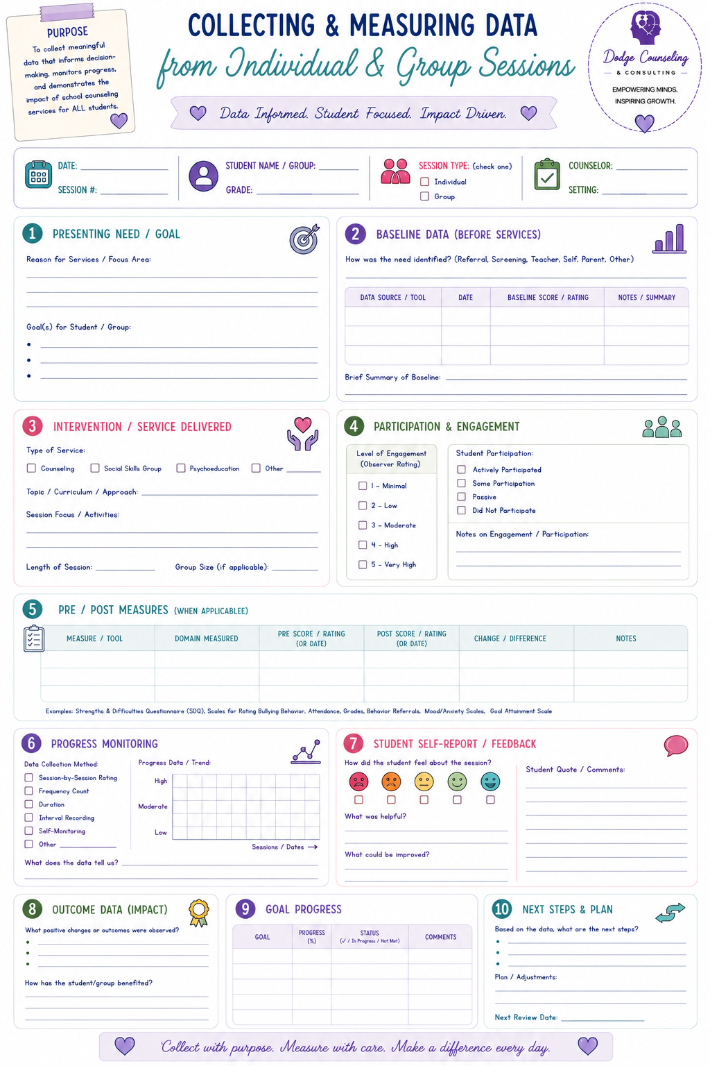 Data Collection Template
