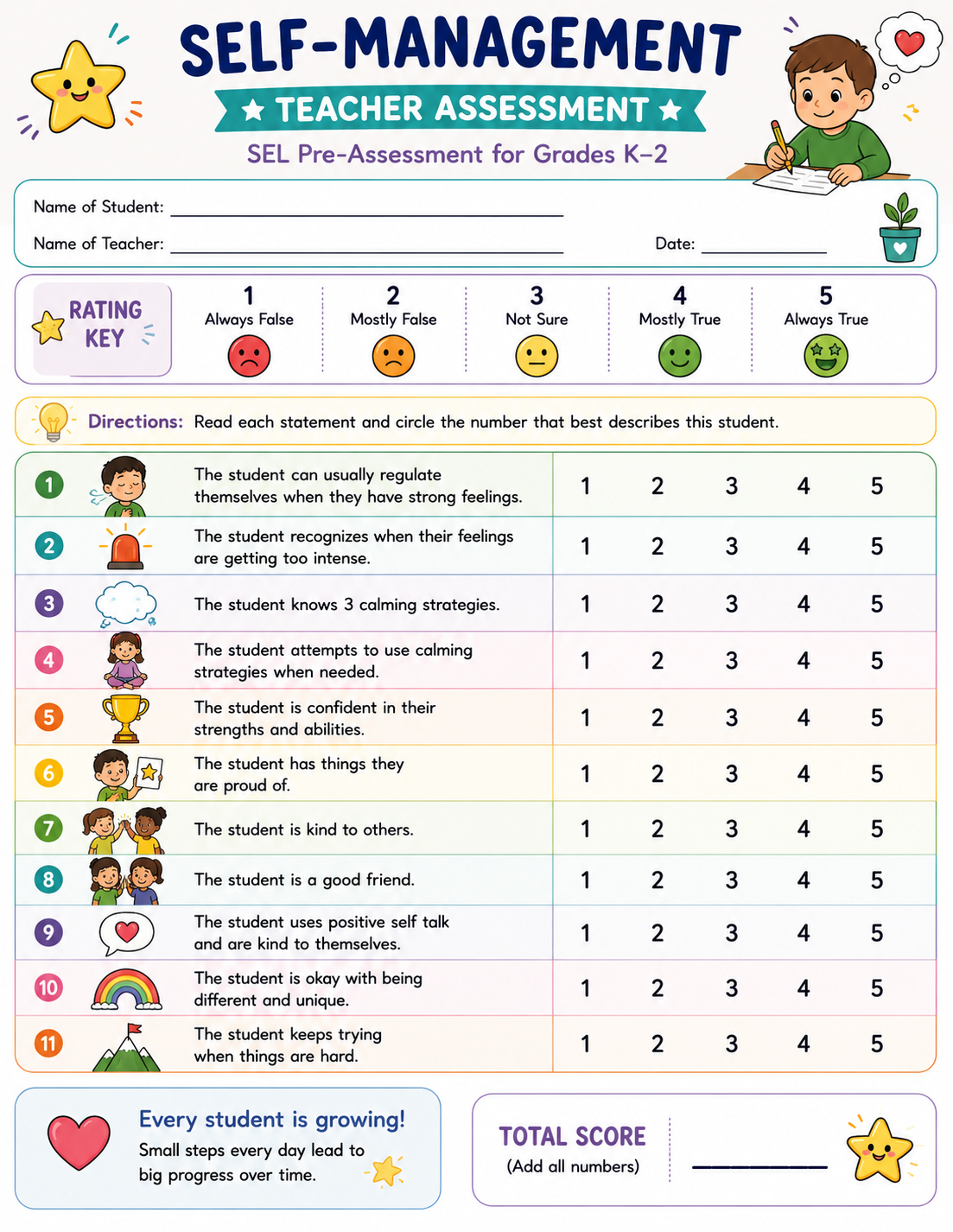 SEL Teacher Assessment