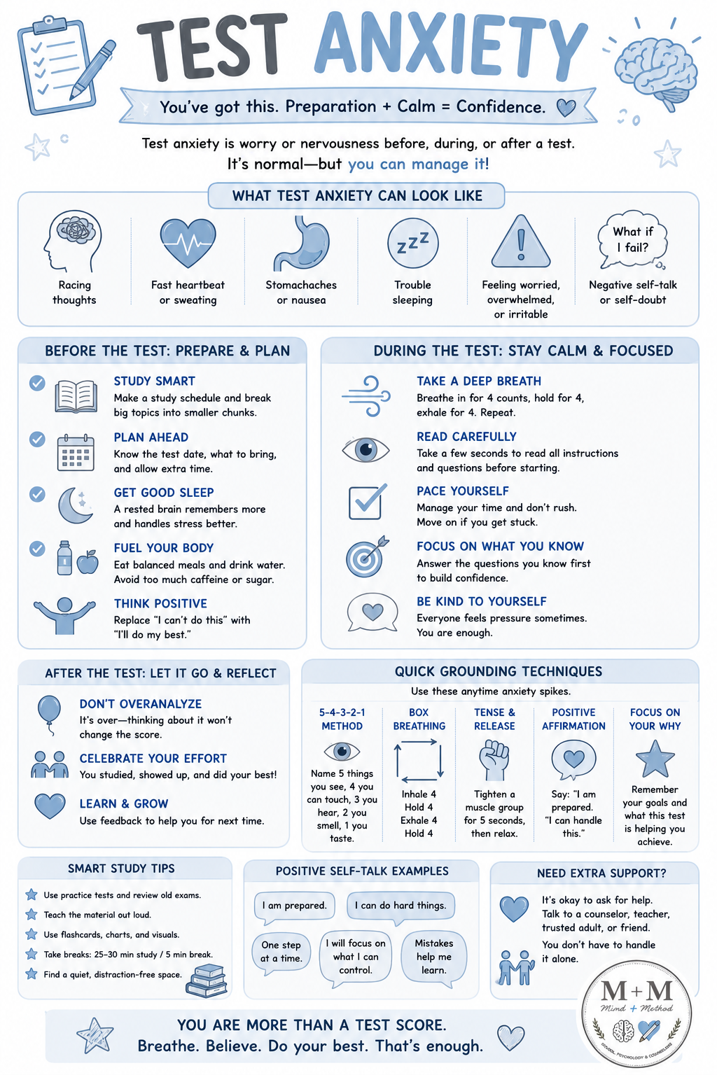 Test Anxiety Infographic