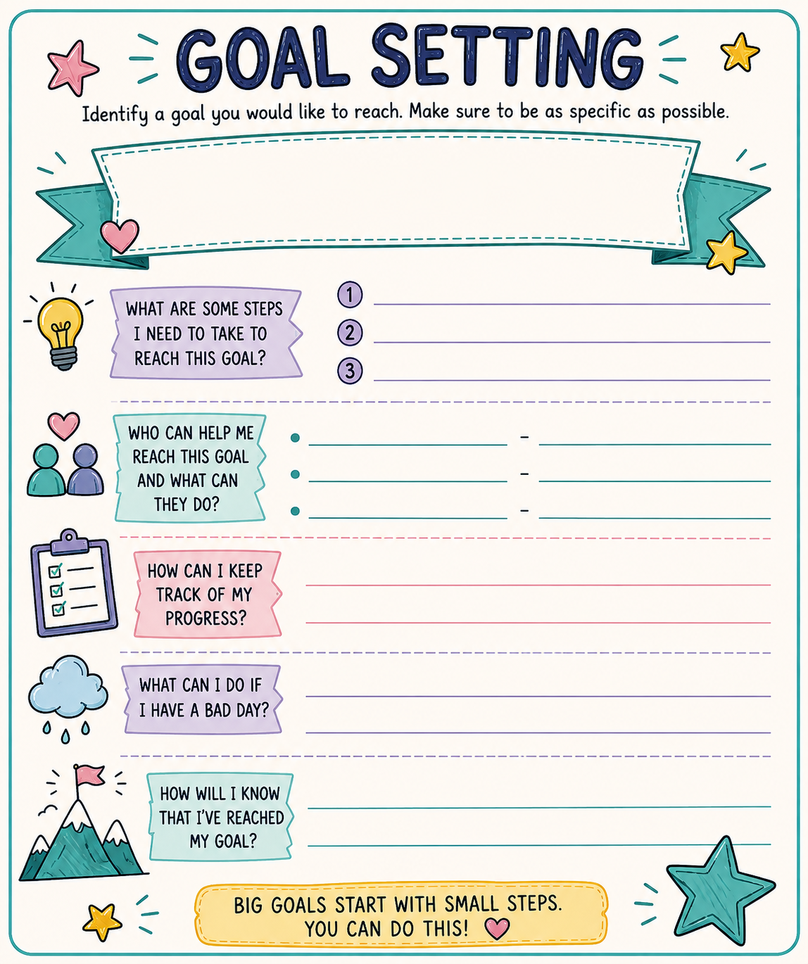 Goal Setting Worksheet