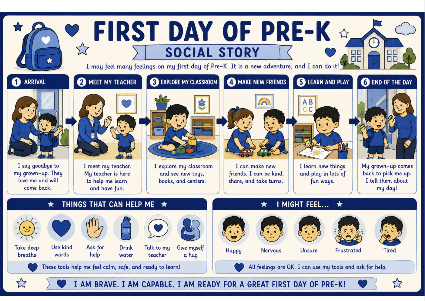 Pre-K Social Story