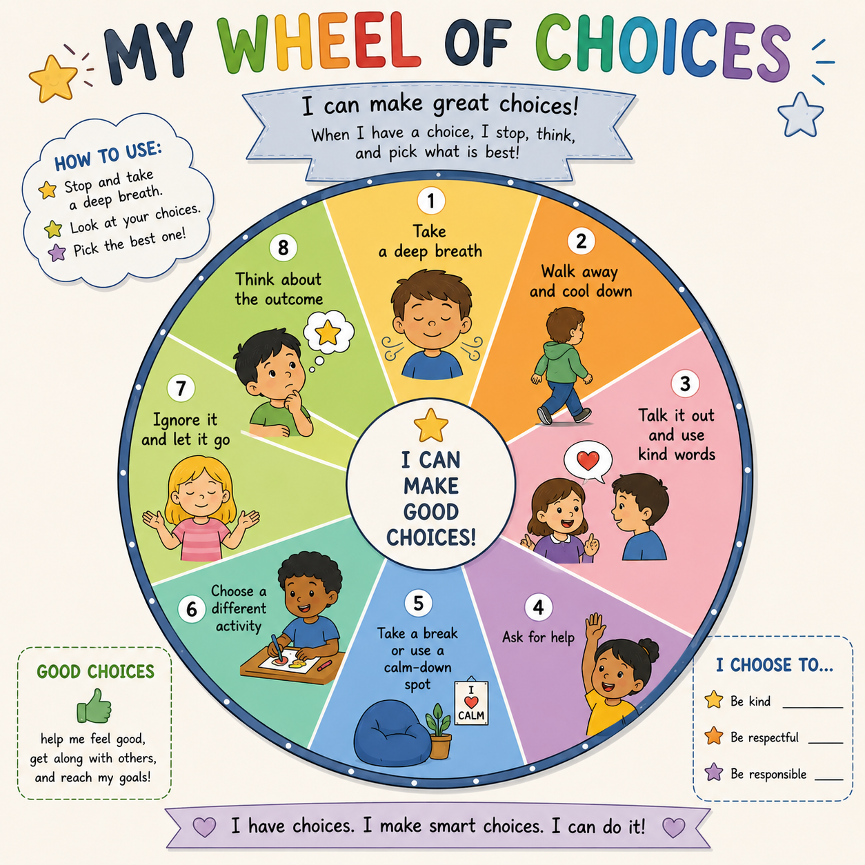My Wheel of Choices (K-3)