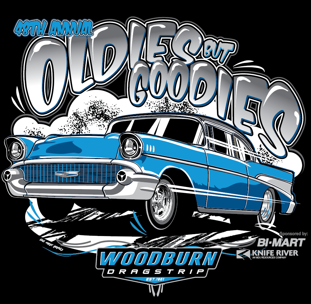 Hotrod art, car shows art, screen printing design, silkscreen design, t-shirt art, hot rod art, car show designs, car cruise, car cruz, drag racing, car show apparel, vintage car show art, Oldies but Goodies