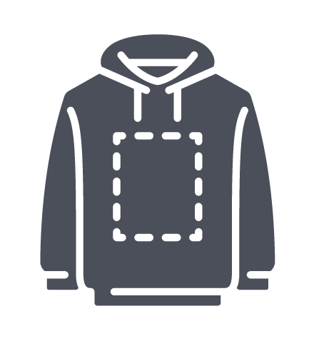 screen printed hoodies