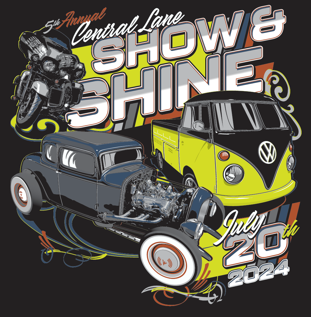 Hotrod art, car shows art, screen printing design, silkscreen design, t-shirt art, hot rod art, car show designs, car cruise, drag racing, car show apparel, vintage car show art, semi trucks, vintage dragsters,