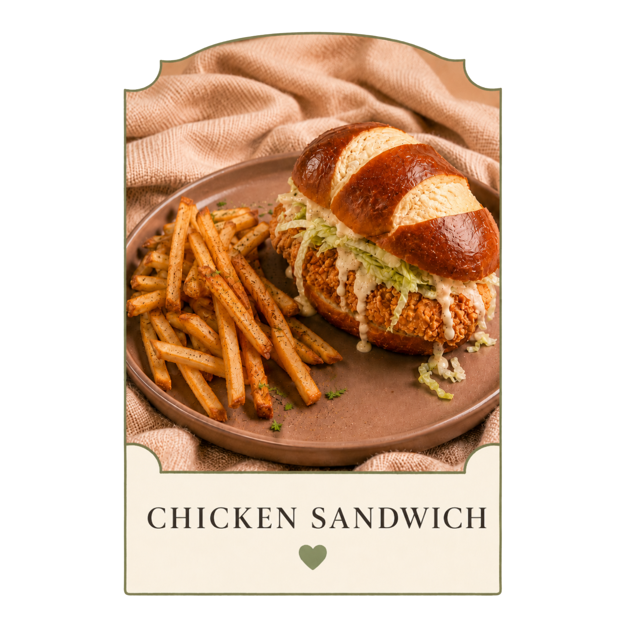 Fried Chicken Sandwich, Joyas Menu, The Menu, Chicken, American Food