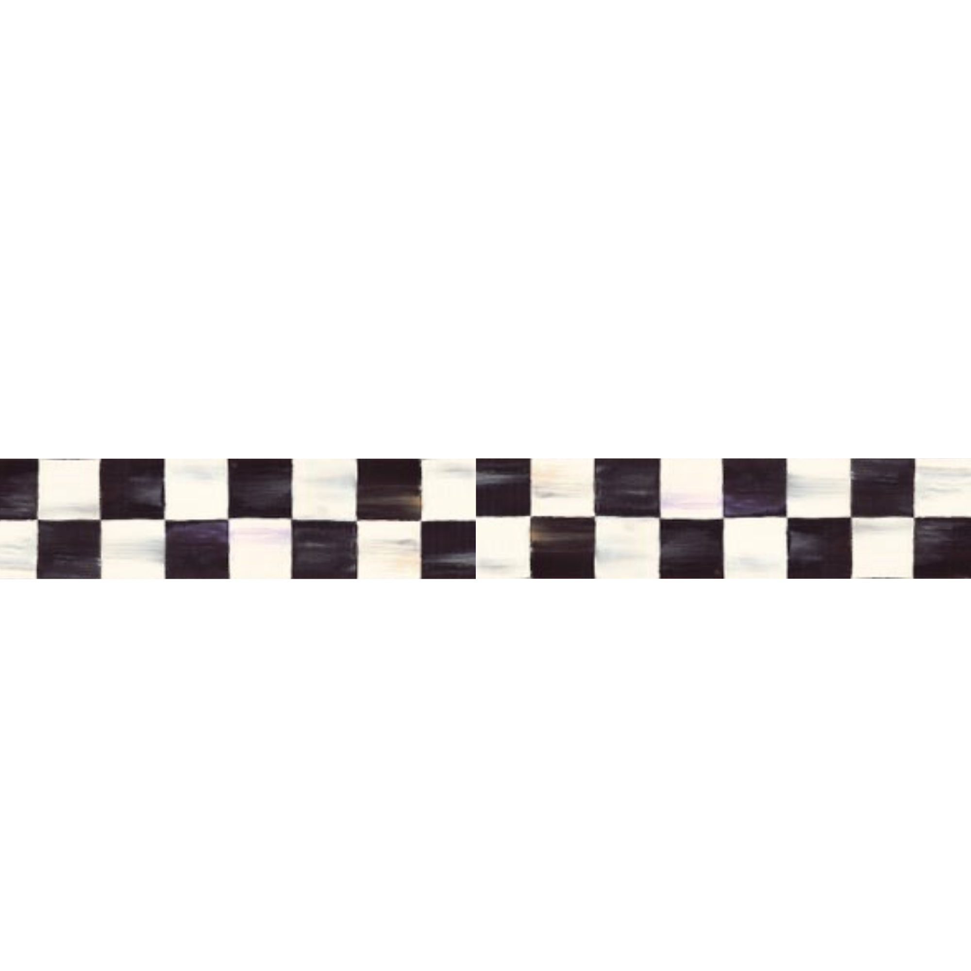 Joyas Menu checkerboard stripe