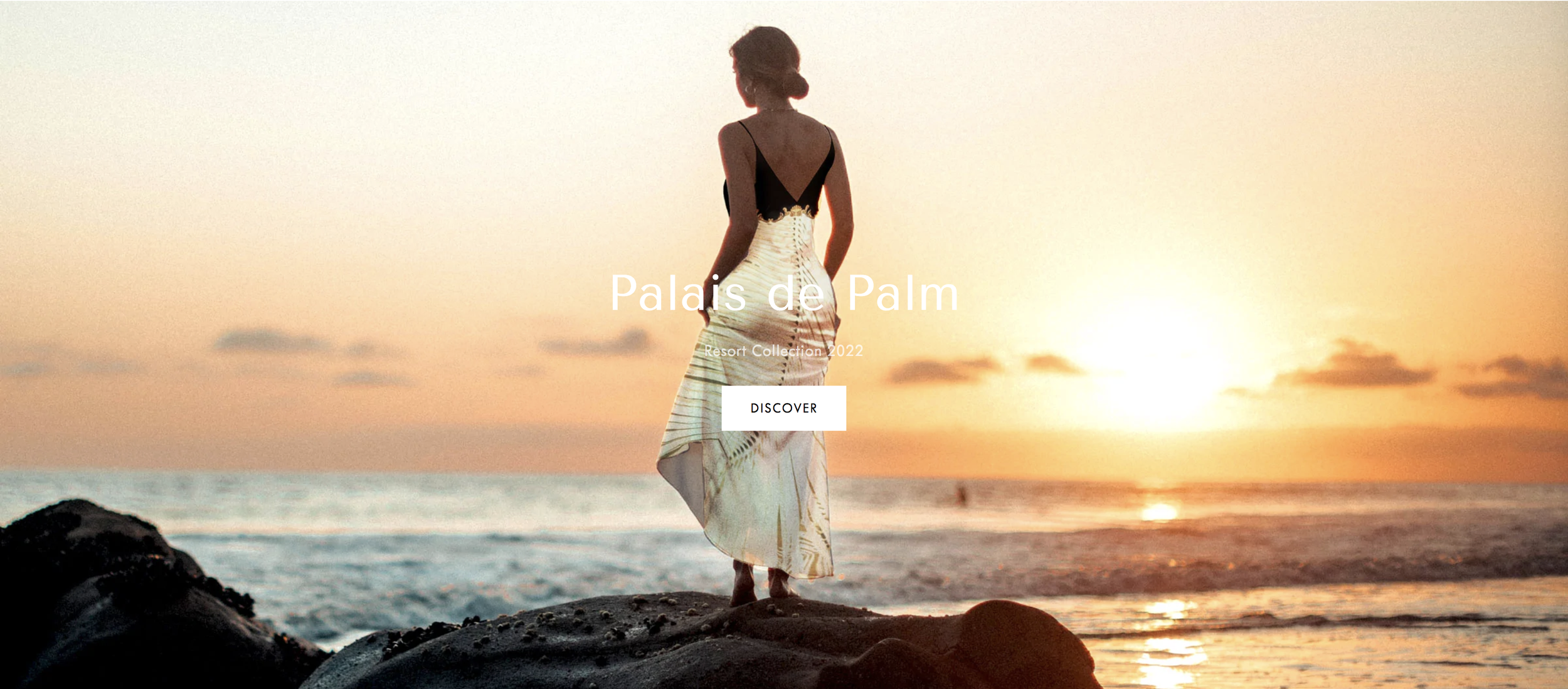 Rokabela Palais de Palm Silk dress - banner