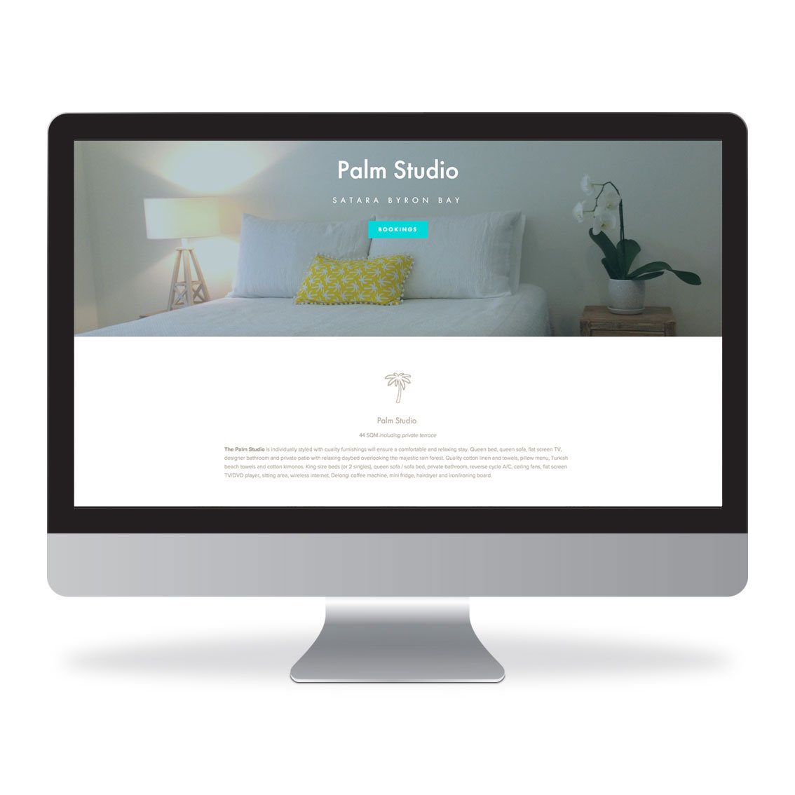 Satara Byron Bay website design