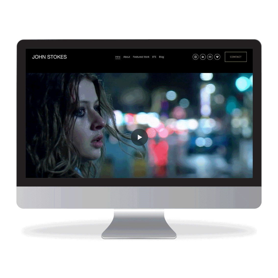 Cinematographer Website Design