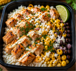 Street Corn Chicken Bowl