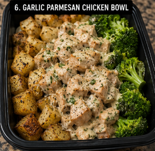 Garlic Parmesan Chicken Bowl