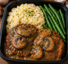 Turkey Salisbury Steak & Mash