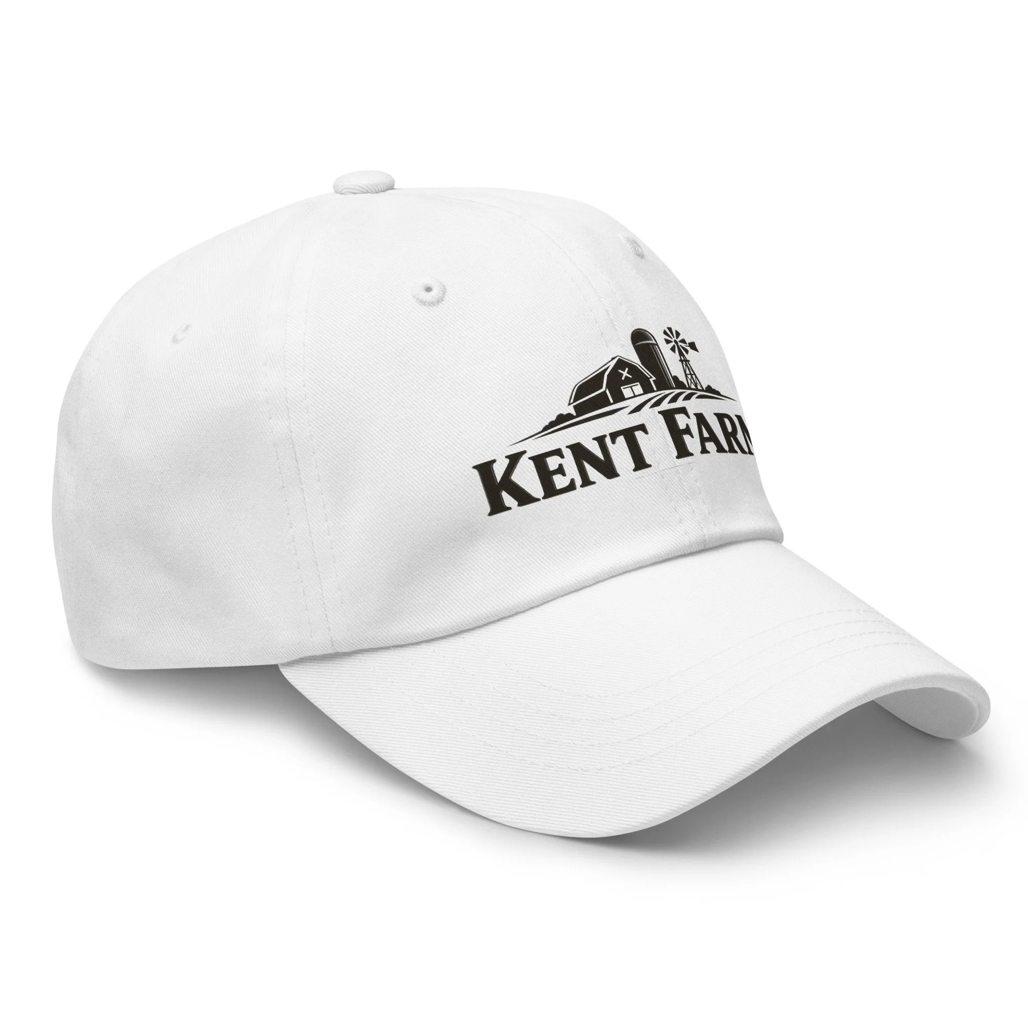 Kent Farm minimal line-art dad hat — alternate view 5 of 6.