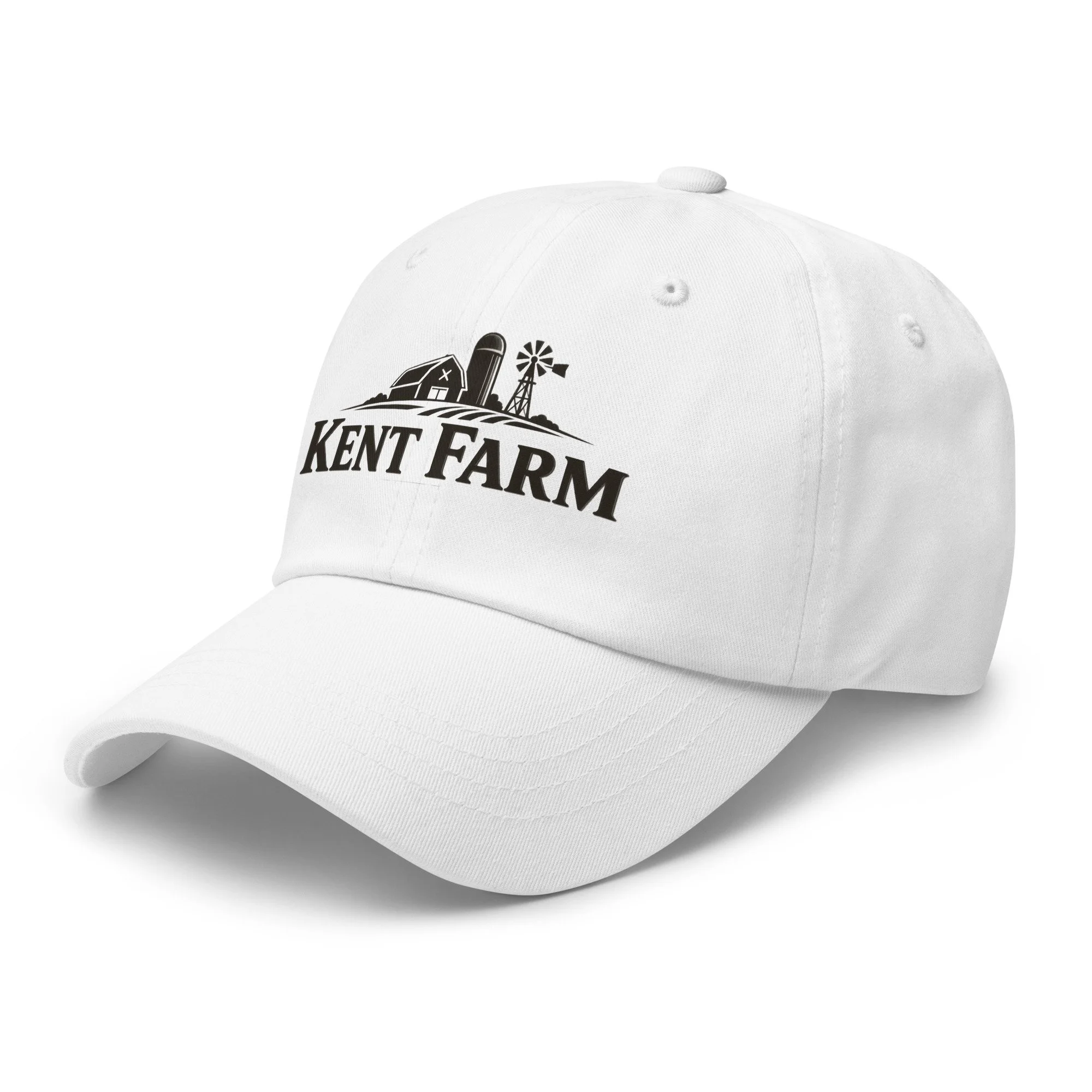 Kent Farm minimal line-art dad hat — alternate view 6 of 6.
