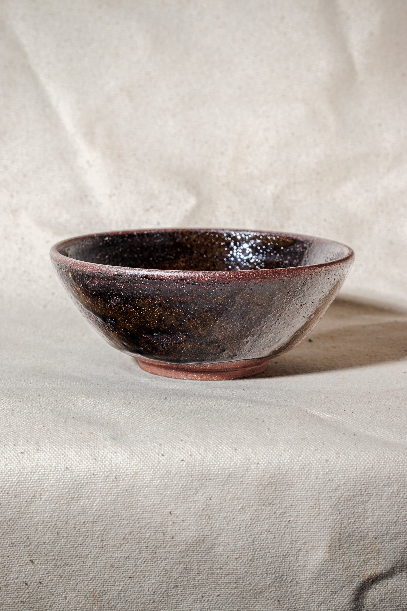 Mottled Blue Snack Bowl