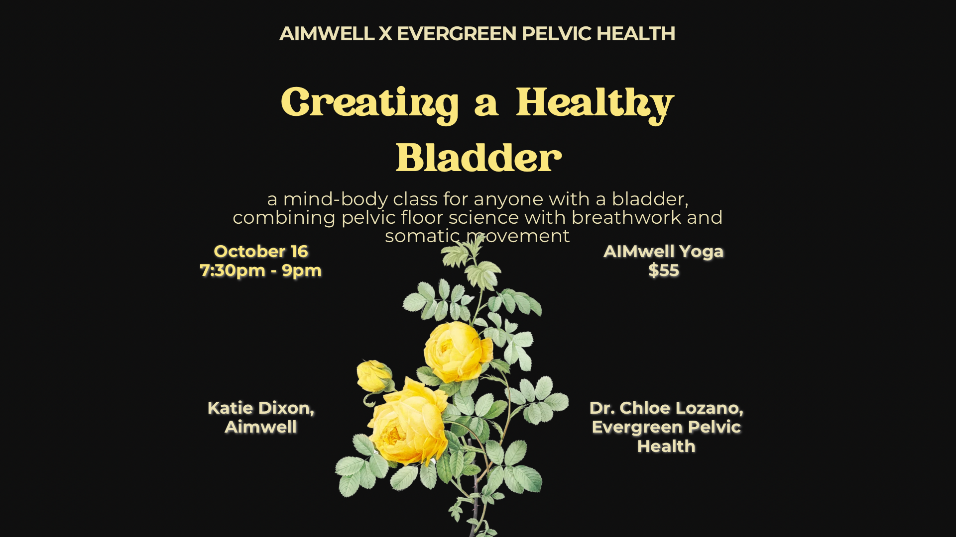 Creating a Healthy Bladder