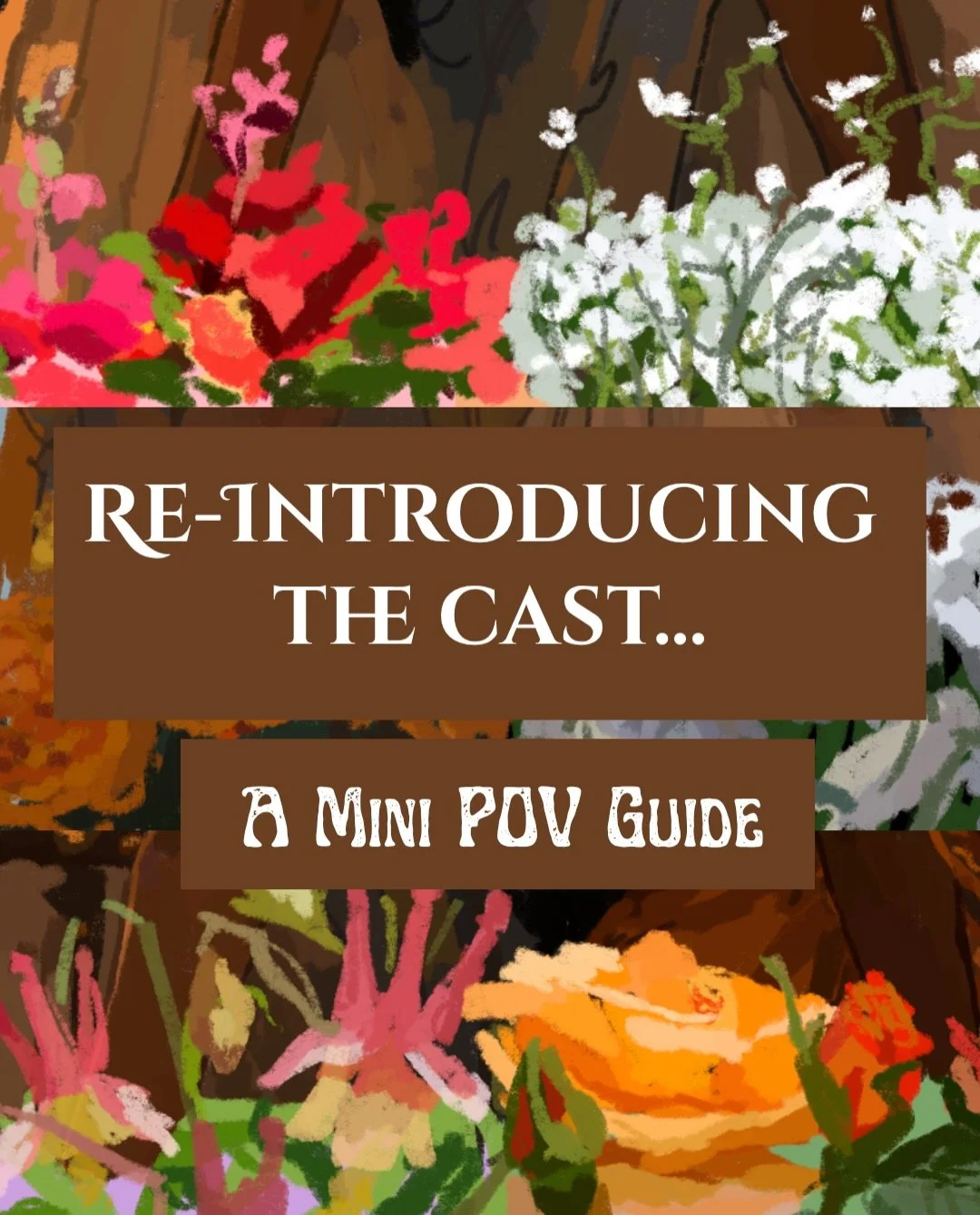 A little re-introduction to my children for four days until release!🌞
Six POVs, six personalities, one shared goal. This guide gives you a very brief, cliff notes introduction to their views on themselves, the world, and each other. ❤️🌞

My pitch, 