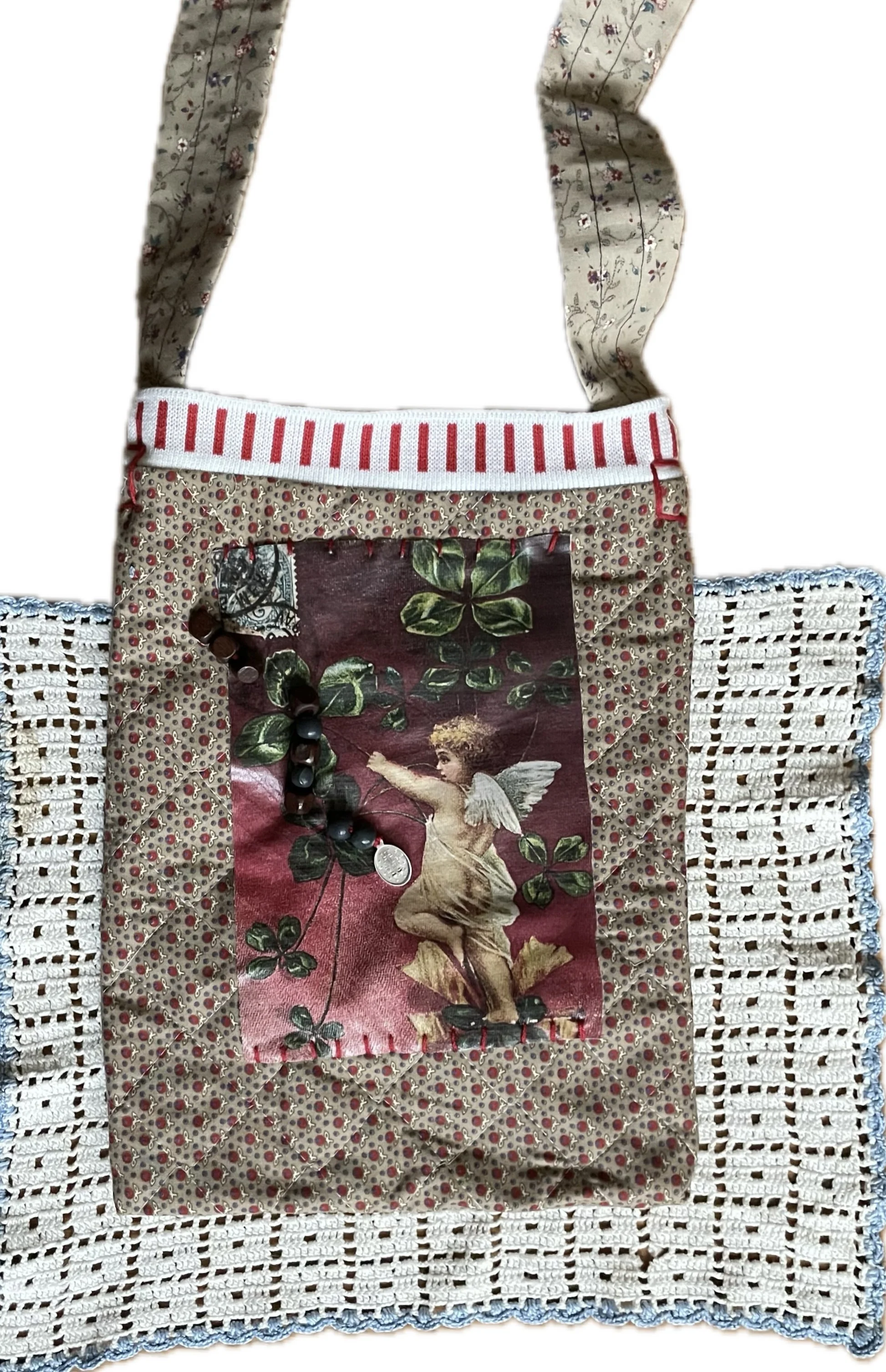 Rosary Bead Mini Tote