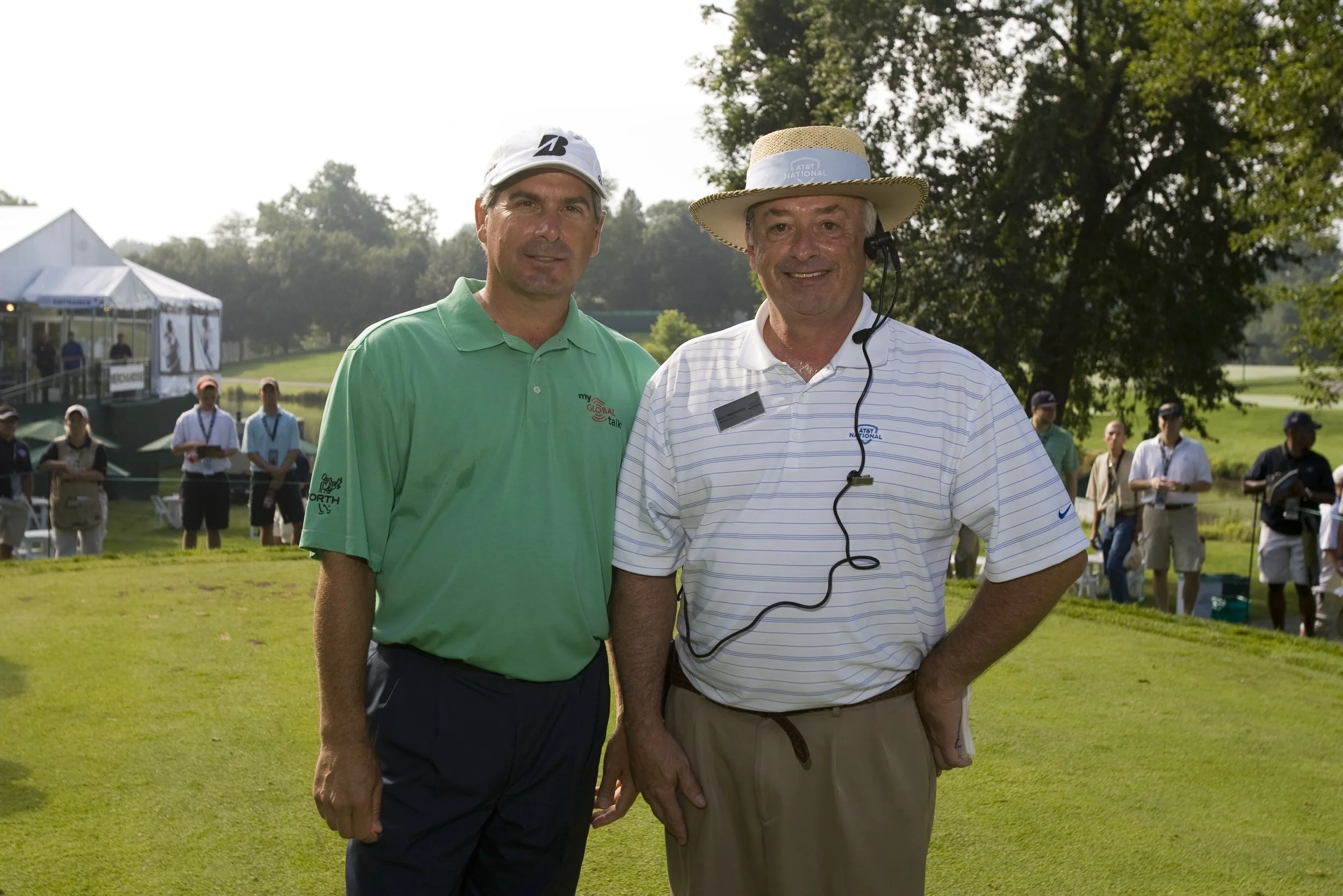 Ron with Fred Couples