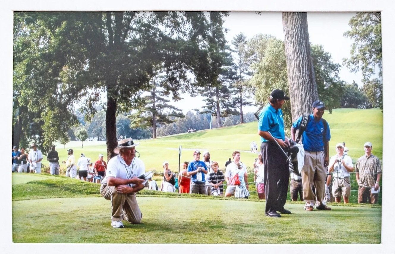 Ron with Phil Mickelson