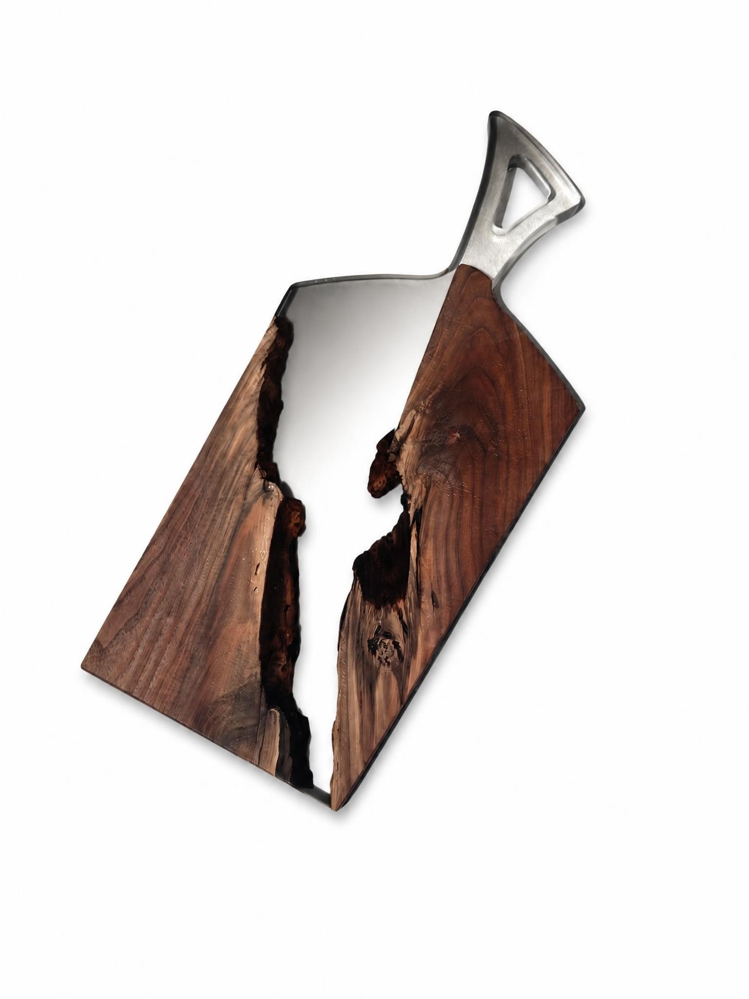 The Aviator | Translucent Walnut Live Edge Charcuterie Board