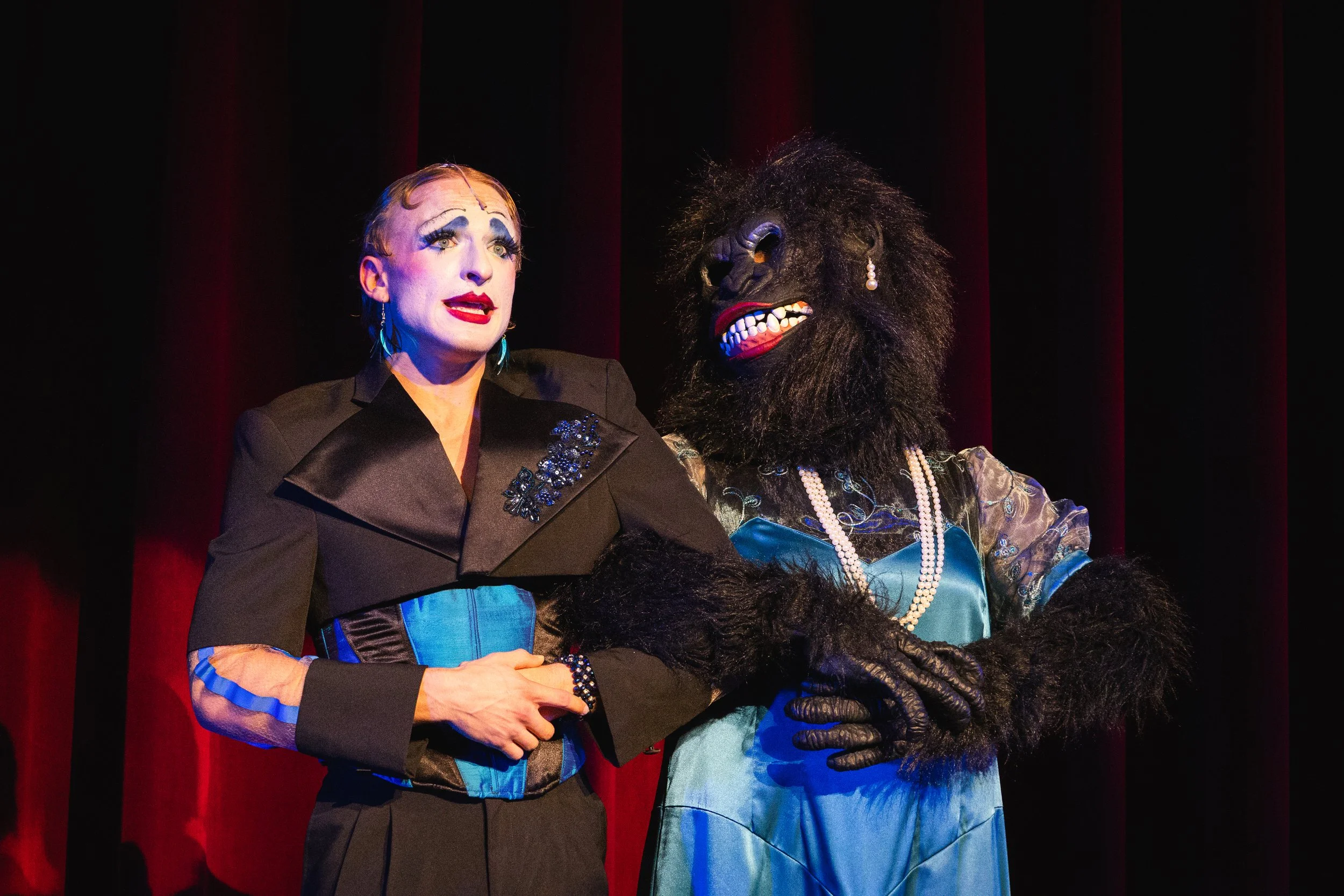 University of Michigan, Department of Musical Theatre Production of CABARET feat. Burke Brickner (Gorilla) and Zoltan Thomas (Emcee) (Image 1 of 2)