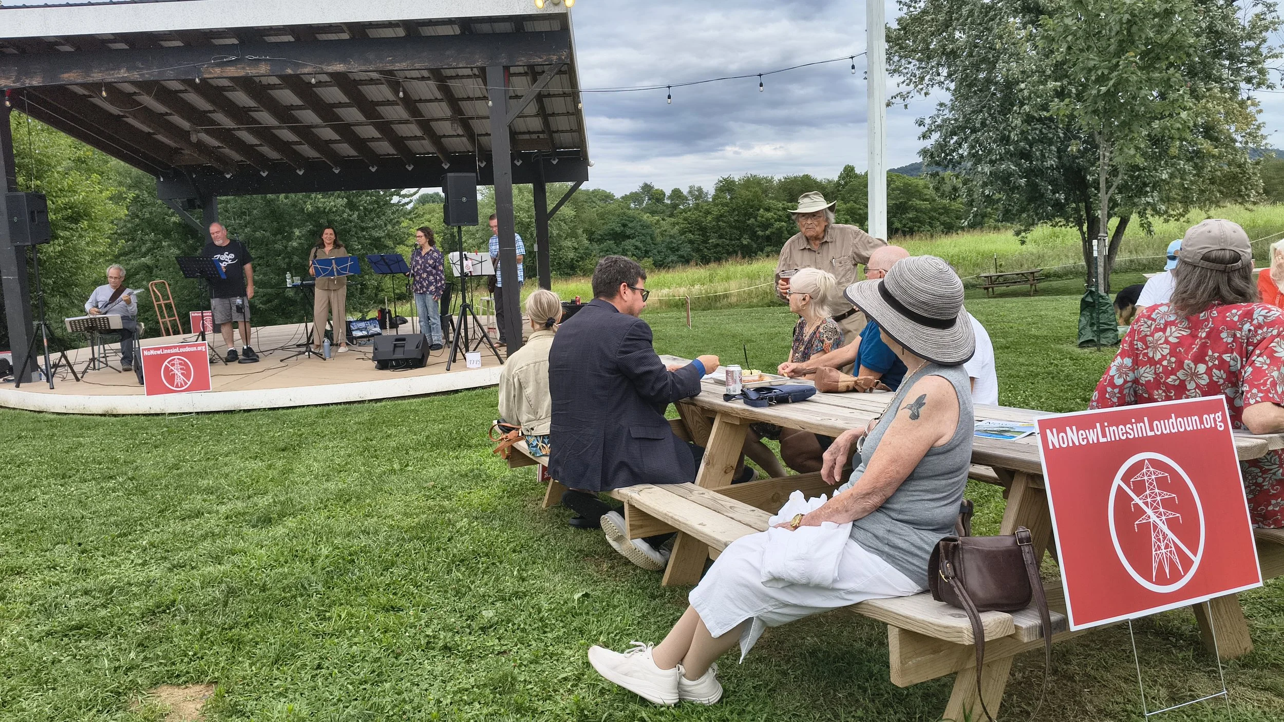 Town comes together at "Community Action Night" at Flying Ace in Lovettsville, VA