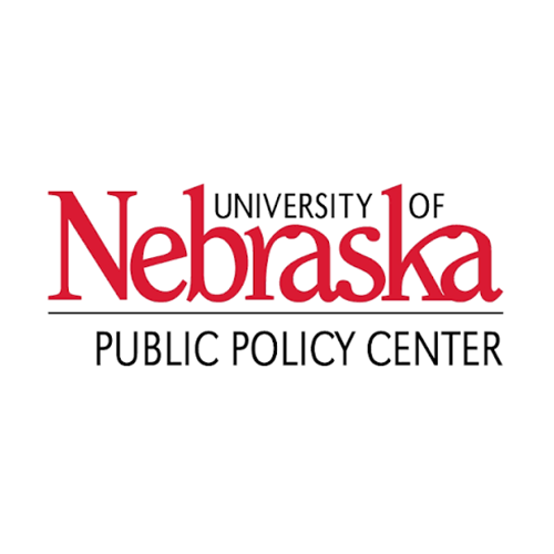 University of Nebraska Public Policy Center logo with red and black text on a white background.