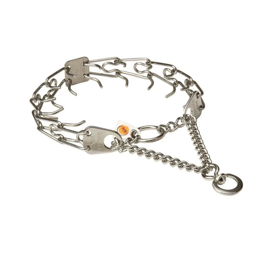 2.25 mm x 16" (41 cm) Herm Sprenger Stainless Steel Prong Collar with Swivel (Small)
