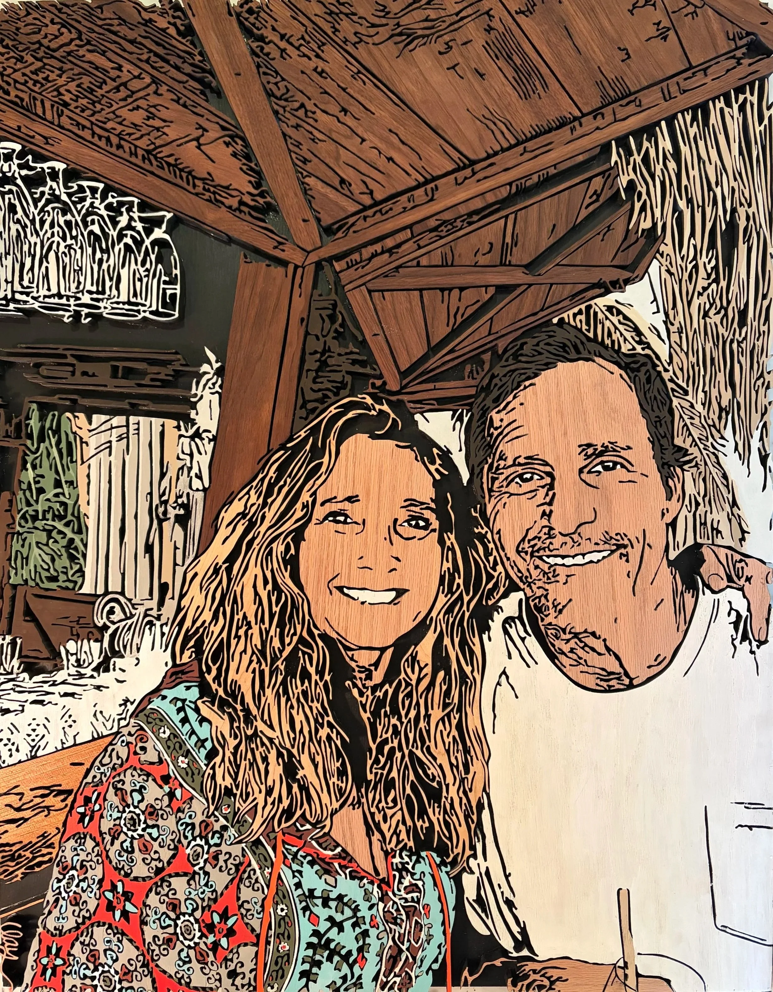 Danny LaPorte and Georgia Gautreau LaPorte
