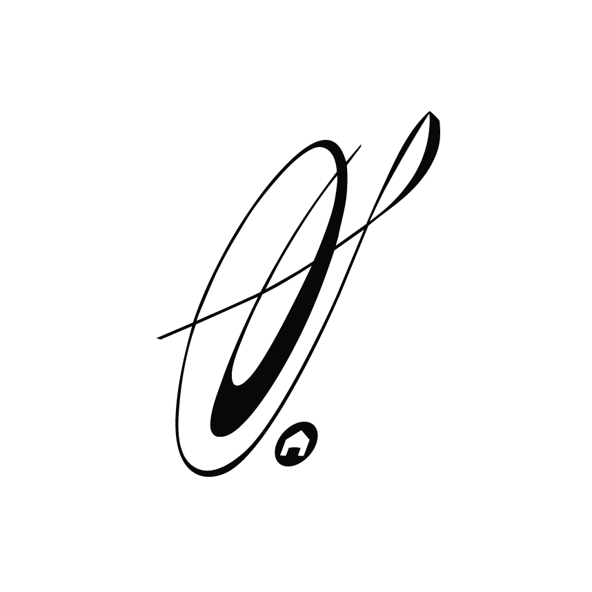 Speakeasy House Radio monogram, 'S' in cursive script