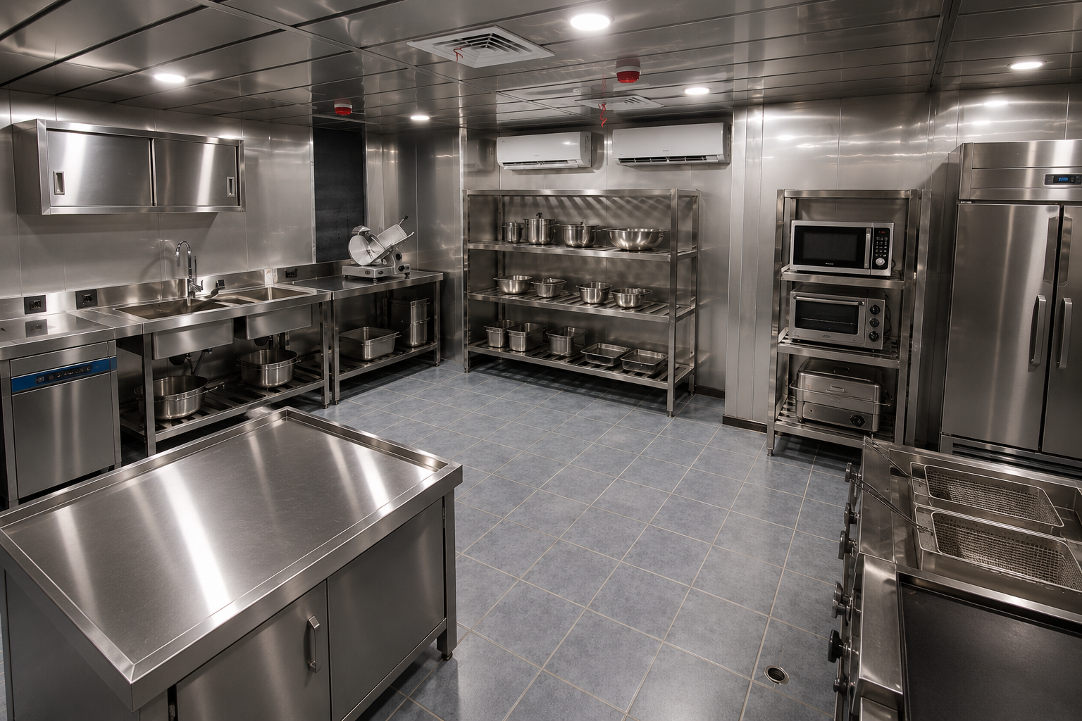 Stainless Steel Galley Furniture