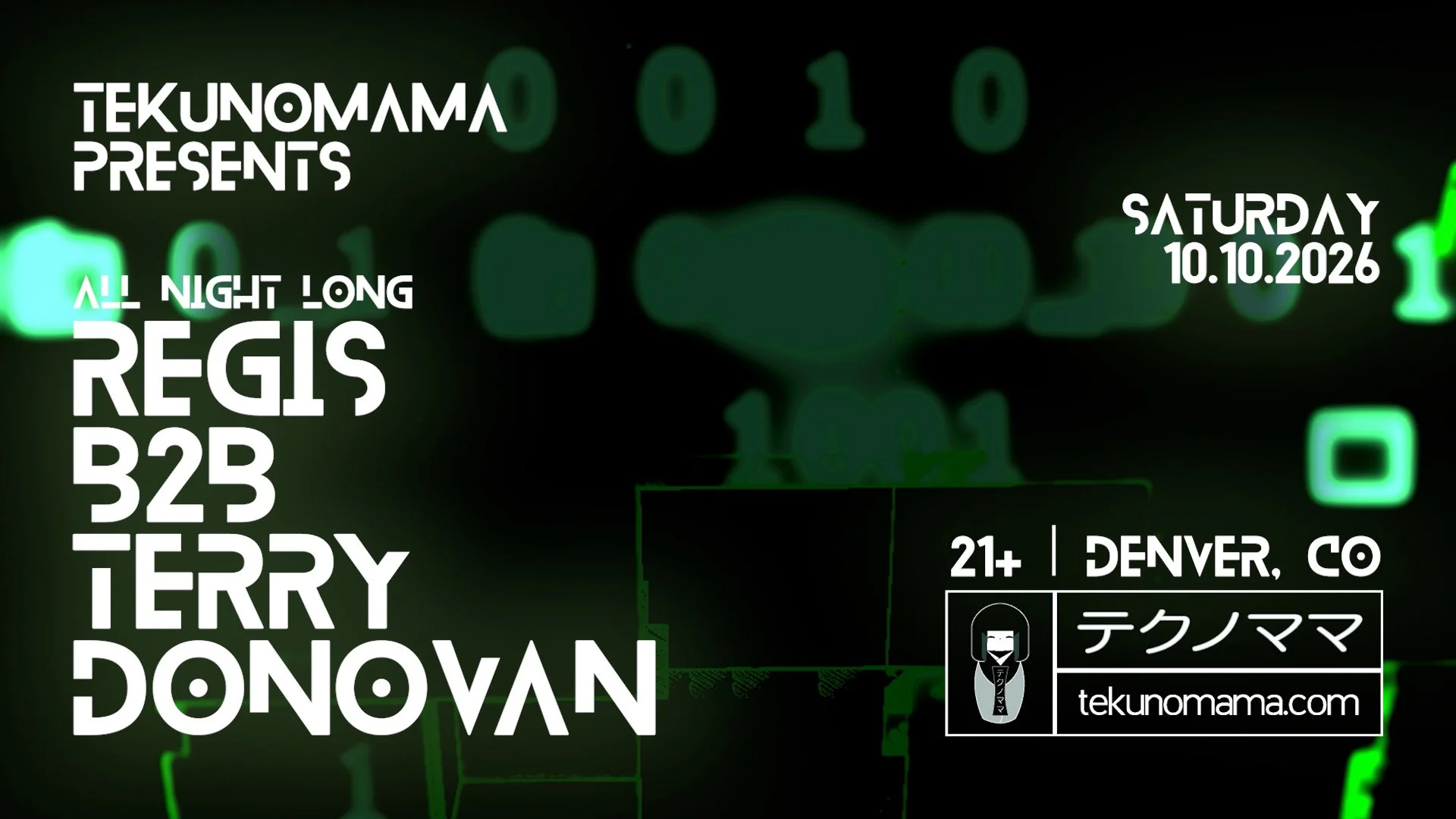 TEKUNOMAMA PRESENTS: REGIS B2B TERRY DONOVAN