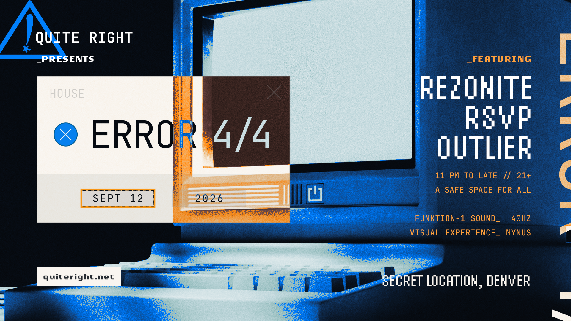 QUITE RIGHT PRESENTS ERROR 4/4