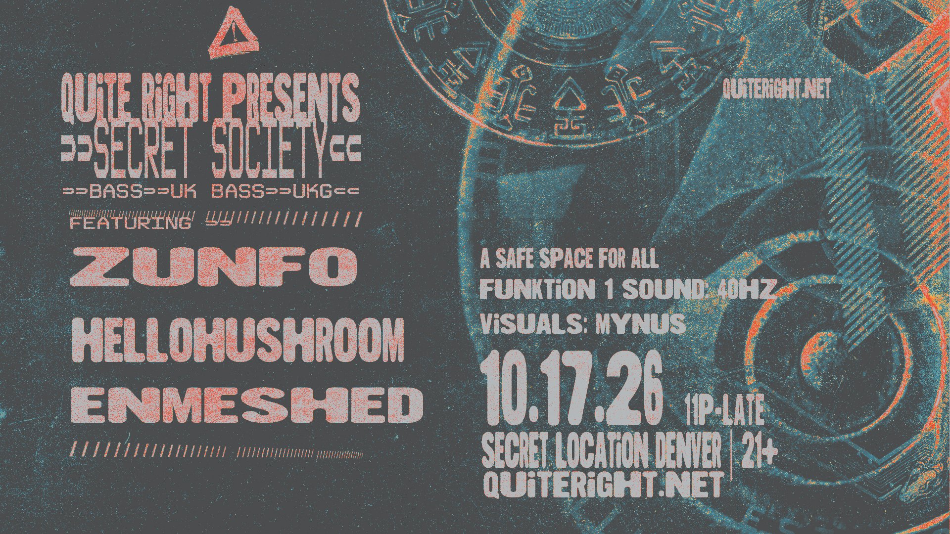 QUITE RIGHT PRESENTS PULSE RITUAL