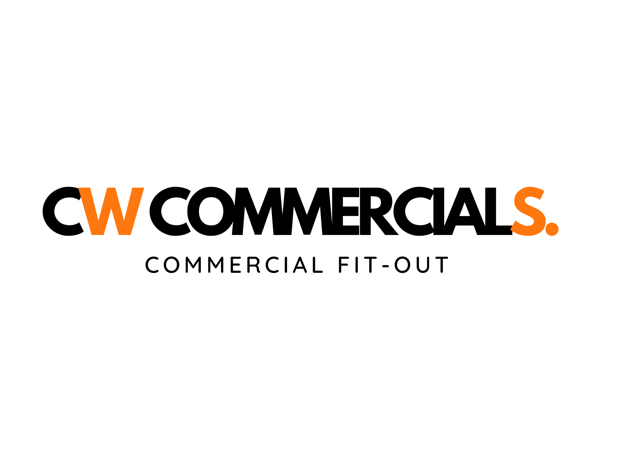 The CW logo with the words "Commercial Fit-Out" underneath.