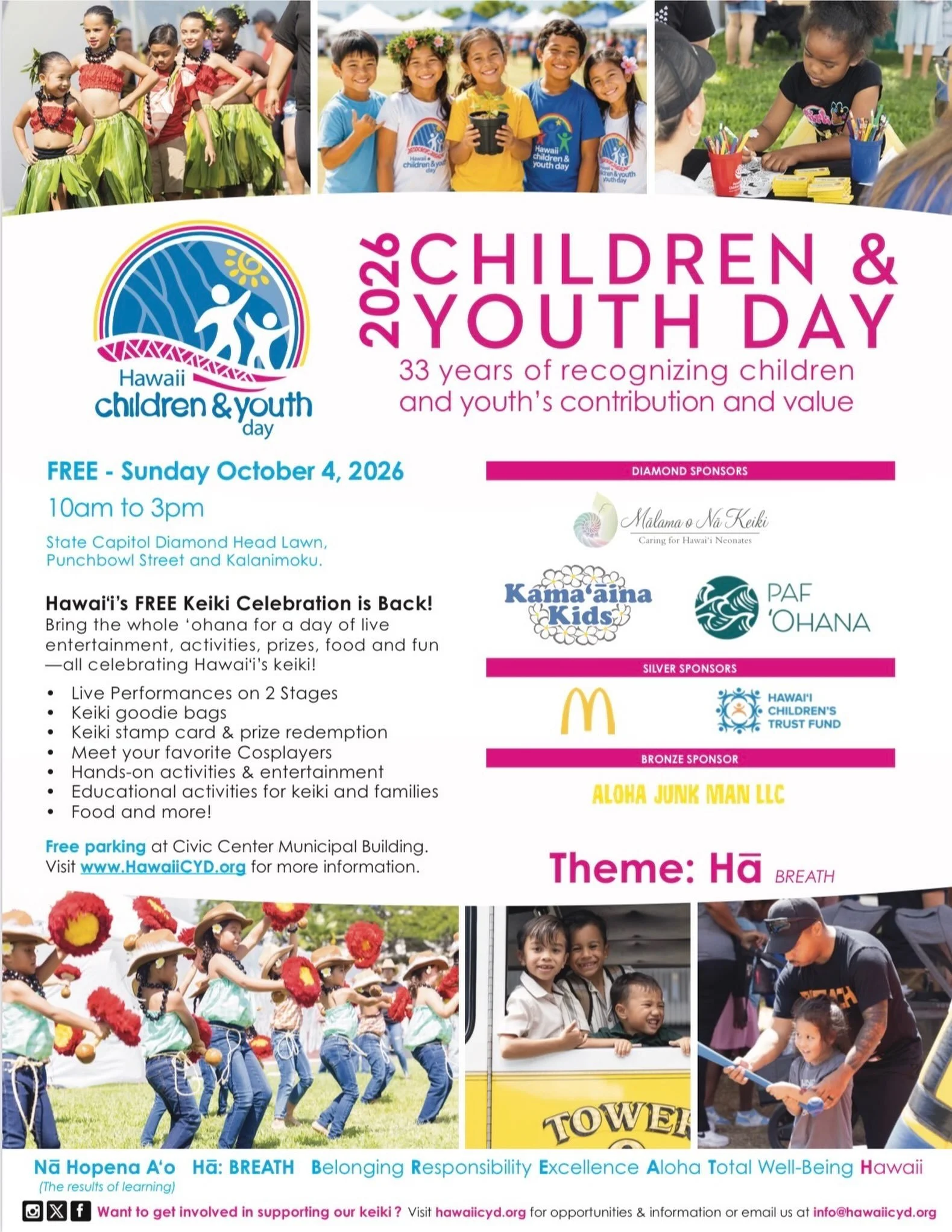 We&rsquo;ll be attending the event! See you there!

#childrenandyouth #freevent #hawaii #freekidsevents