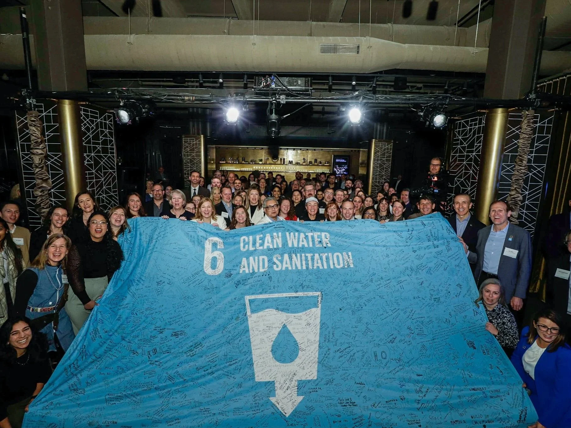 Amanda Bielawski at an international convening on water