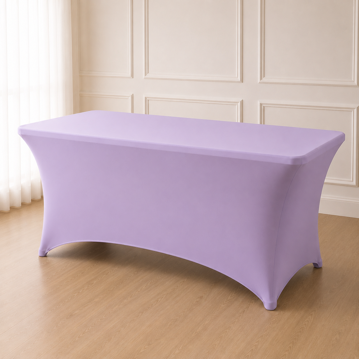 6' Rectangle Spandex Linen