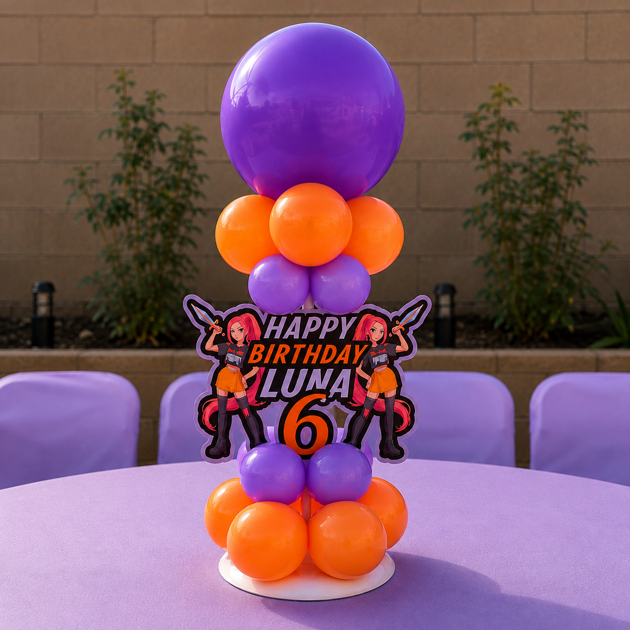 Balloon Tower Centerpiece