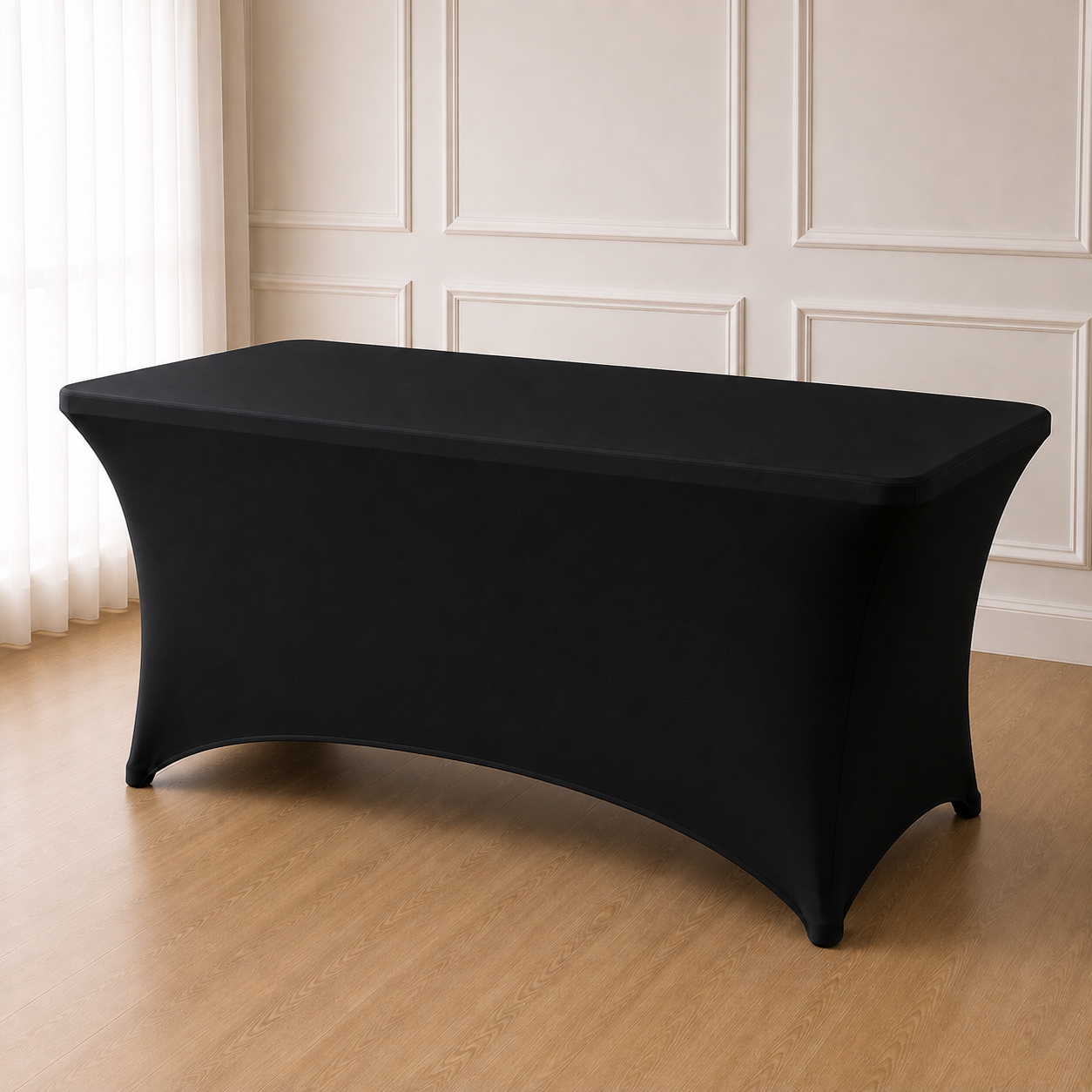 6' Rectangle Spandex Linen