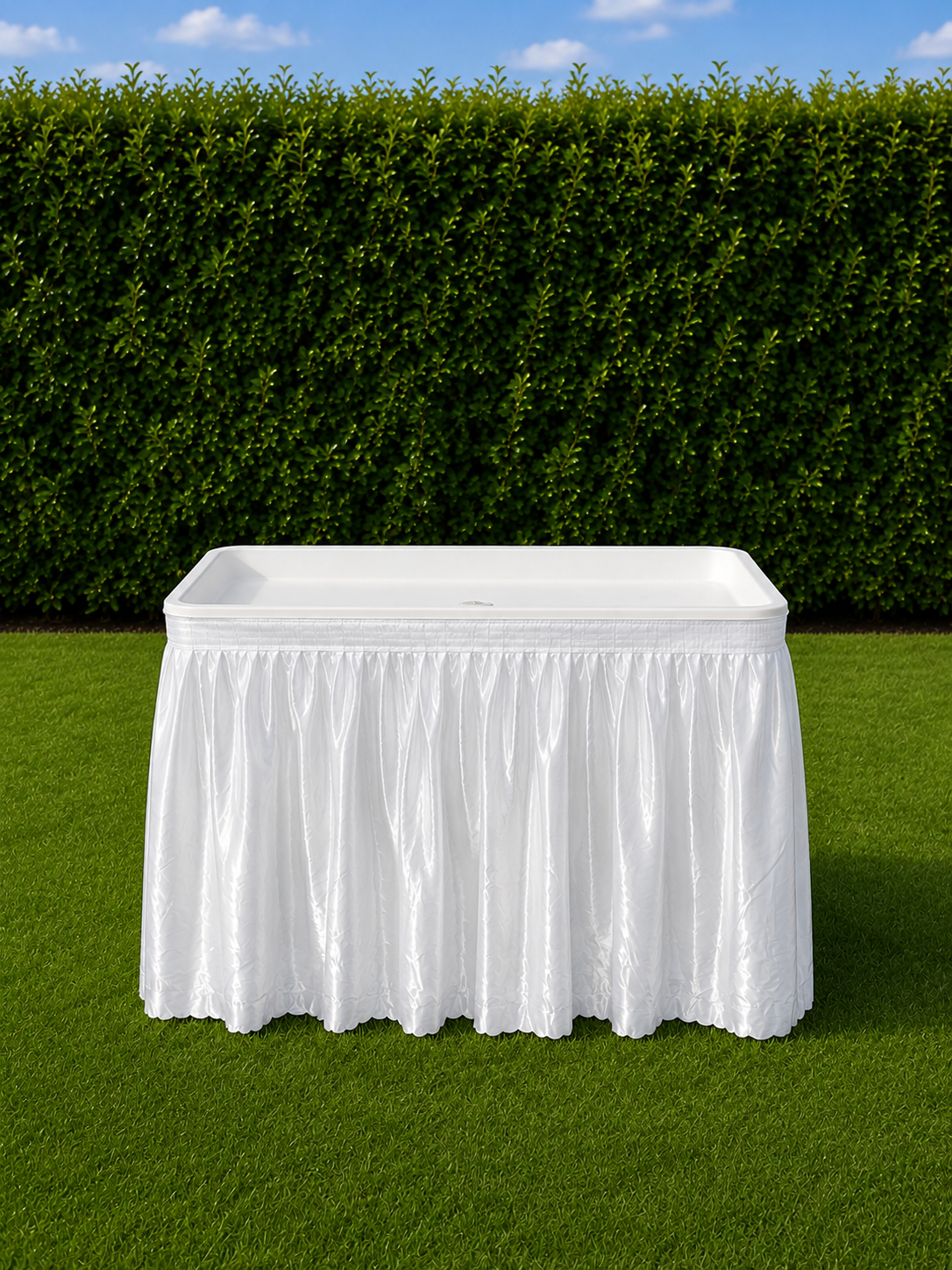 Beverage Station with Skirt