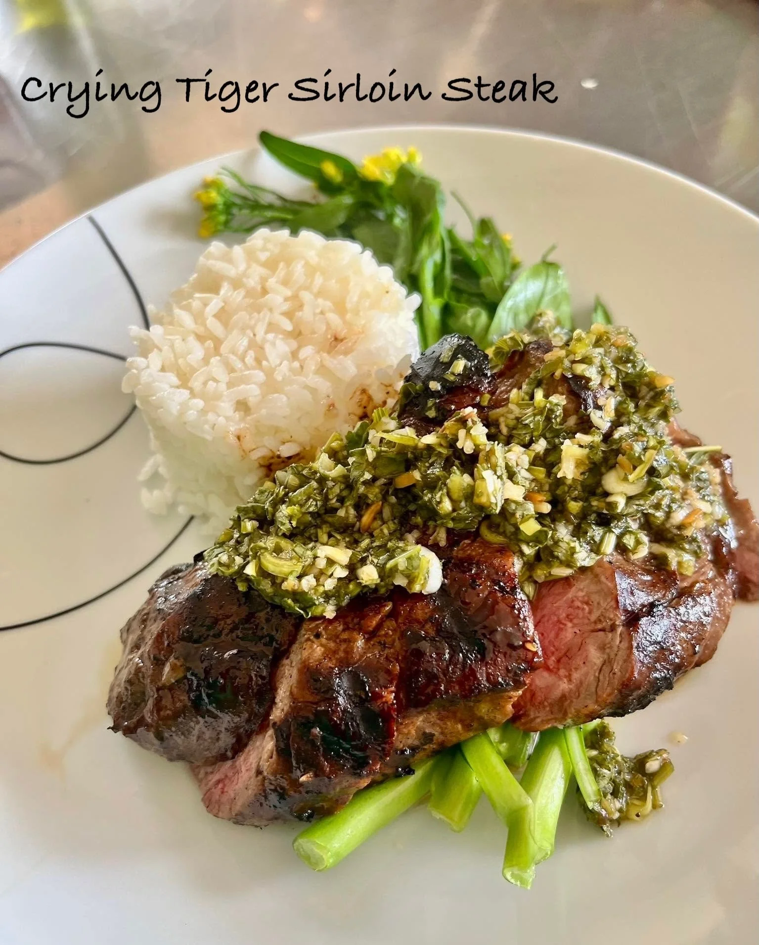 On The Green Sirloin Steak