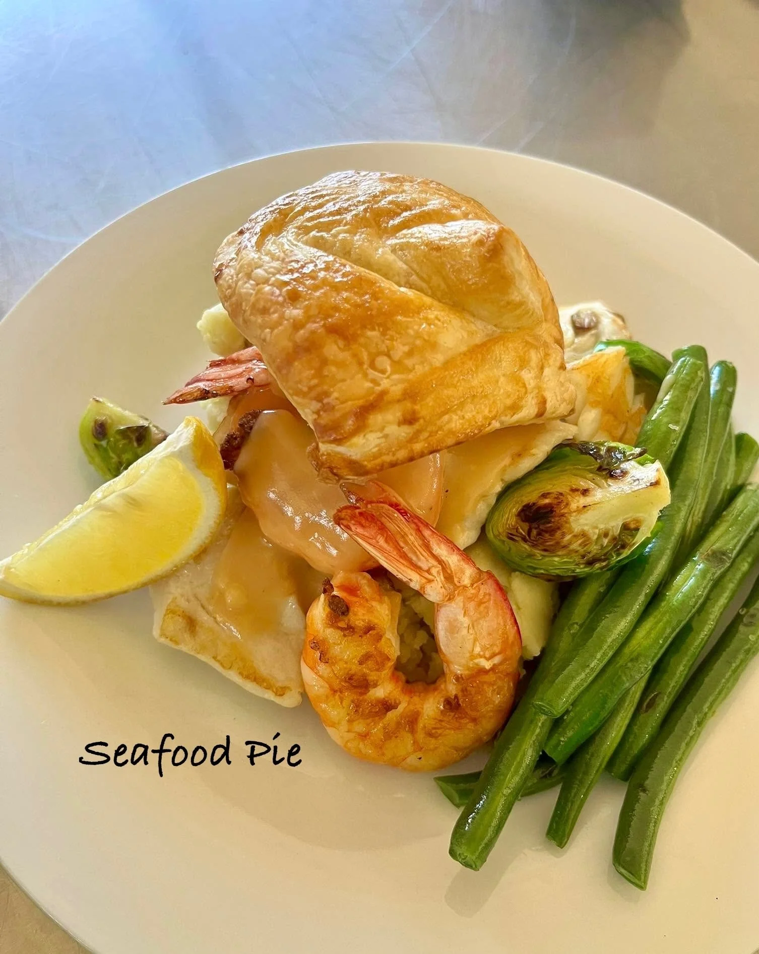 On The Green Seafood Pie