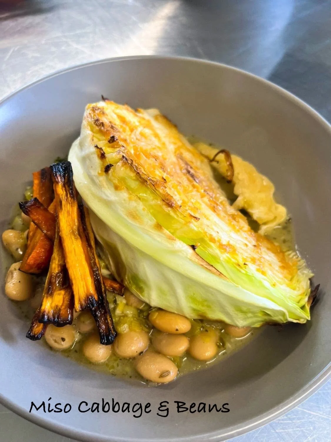 On The Green Miso Cabbage