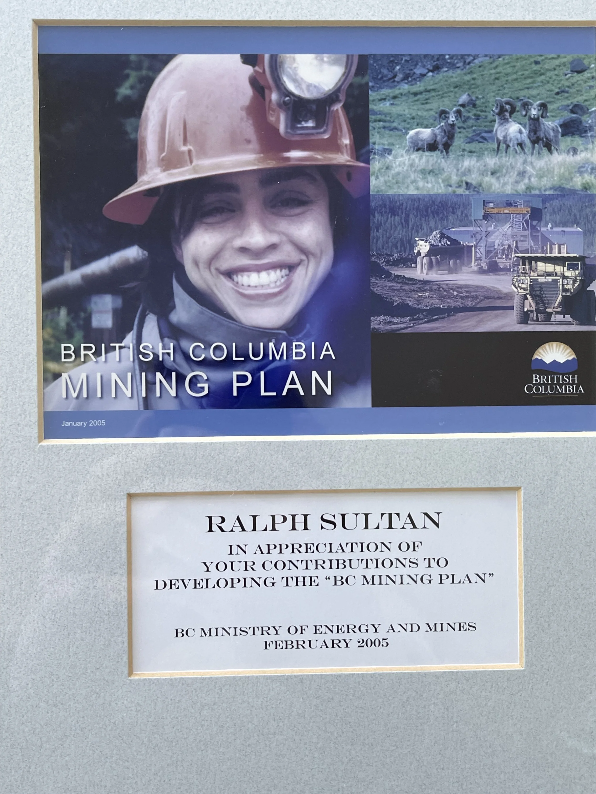 Ralph leads BC MLA mining task force, 2004